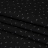 Printed Quilting Cotton by Ghazal Razavi for FIGO Studio - Black and Gray Arrows - Dusk Collection