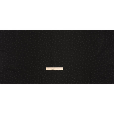 Printed Quilting Cotton by Ghazal Razavi for FIGO Studio - Black on Black Pom Poms - Dusk Collection