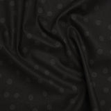 Printed Quilting Cotton by Ghazal Razavi for FIGO Studio - Black on Black Pom Poms - Dusk Collection