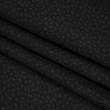Printed Quilting Cotton by Ghazal Razavi for FIGO Studio - Black on Black Spotty - Dusk Collection