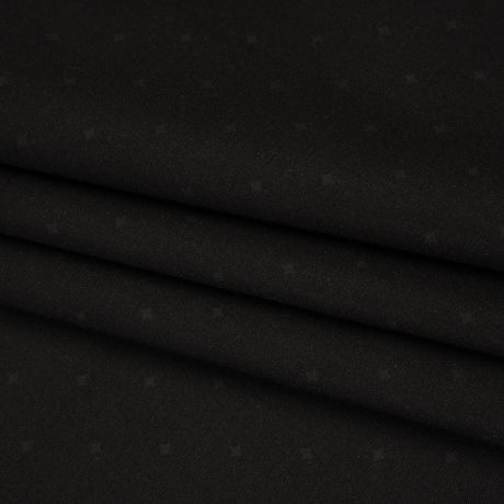Printed Quilting Cotton by Ghazal Razavi for FIGO Studio - Black on Black Spark - Dusk Collection