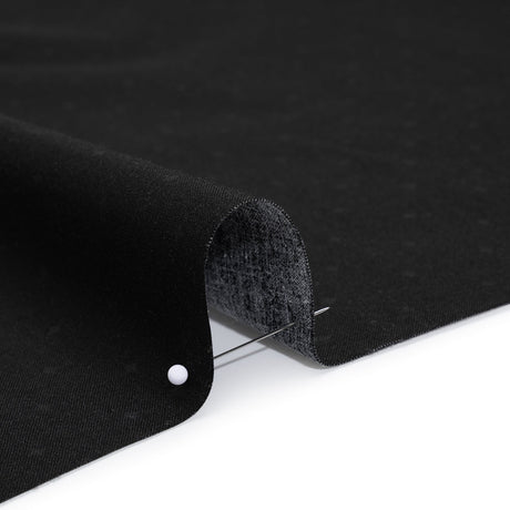 Printed Quilting Cotton by Ghazal Razavi for FIGO Studio - Black on Black Spark - Dusk Collection