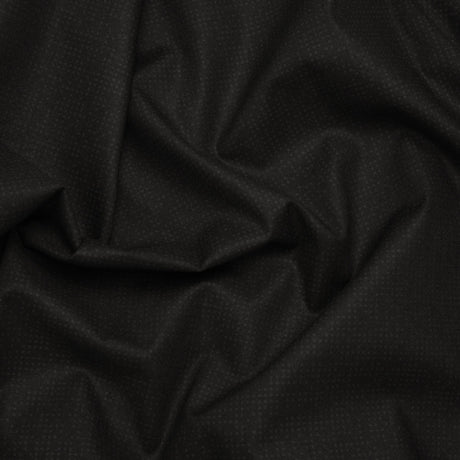 Printed Quilting Cotton by Ghazal Razavi for FIGO Studio - Black on Black Code - Dusk Collection
