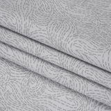 Printed Quilting Cotton by Ghazal Razavi for FIGO Studio - Gray on Gray Swirls - Dewfall Collection