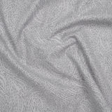 Printed Quilting Cotton by Ghazal Razavi for FIGO Studio - Gray on Gray Swirls - Dewfall Collection