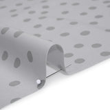 Printed Quilting Cotton by Ghazal Razavi for FIGO Studio - Gray on Gray Pom Poms - Dewfall Collection