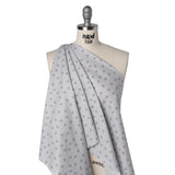 Printed Quilting Cotton by Ghazal Razavi for FIGO Studio - Gray on Gray Pom Poms - Dewfall Collection
