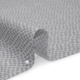 Printed Quilting Cotton by Ghazal Razavi for FIGO Studio - Gray on Gray Soft Check - Dewfall Collection