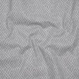Printed Quilting Cotton by Ghazal Razavi for FIGO Studio - Gray on Gray Soft Check - Dewfall Collection