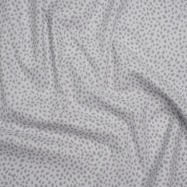 Printed Quilting Cotton by Ghazal Razavi for FIGO Studio - Gray on Gray Spotty - Dewfall Collection