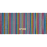 Printed Quilting Cotton by Ghazal Razavi for FIGO Studio - Gray and Rainbow Stripes - Dewfall Collection