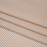Printed Quilting Cotton by Ghazal Razavi for FIGO Studio - Toffee Checks - Nest Collection