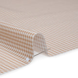 Printed Quilting Cotton by Ghazal Razavi for FIGO Studio - Toffee Checks - Nest Collection