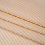 Printed Quilting Cotton by Ghazal Razavi for FIGO Studio - Buttercream Stripes - Nest Collection