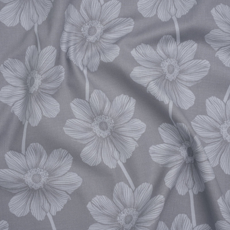 Printed Quilting Cotton by Anna Maria Textiles for Northcott - Overcast Anemone Floral - Indelible Soft Collection