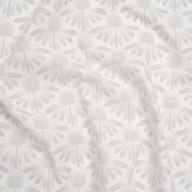 Printed Quilting Cotton by Anna Maria Textiles for Northcott - Oat Coneflower Floral - Indelible Soft Collection