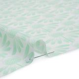 Printed Quilting Cotton by Anna Maria Textiles for Northcott - Mint Coneflower Floral - Indelible Soft Collection