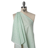 Printed Quilting Cotton by Anna Maria Textiles for Northcott - Mint Coneflower Floral - Indelible Soft Collection