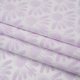 Printed Quilting Cotton by Anna Maria Textiles for Northcott - Lilac Coneflower Floral - Indelible Soft Collection