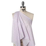 Printed Quilting Cotton by Anna Maria Textiles for Northcott - Lilac Coneflower Floral - Indelible Soft Collection