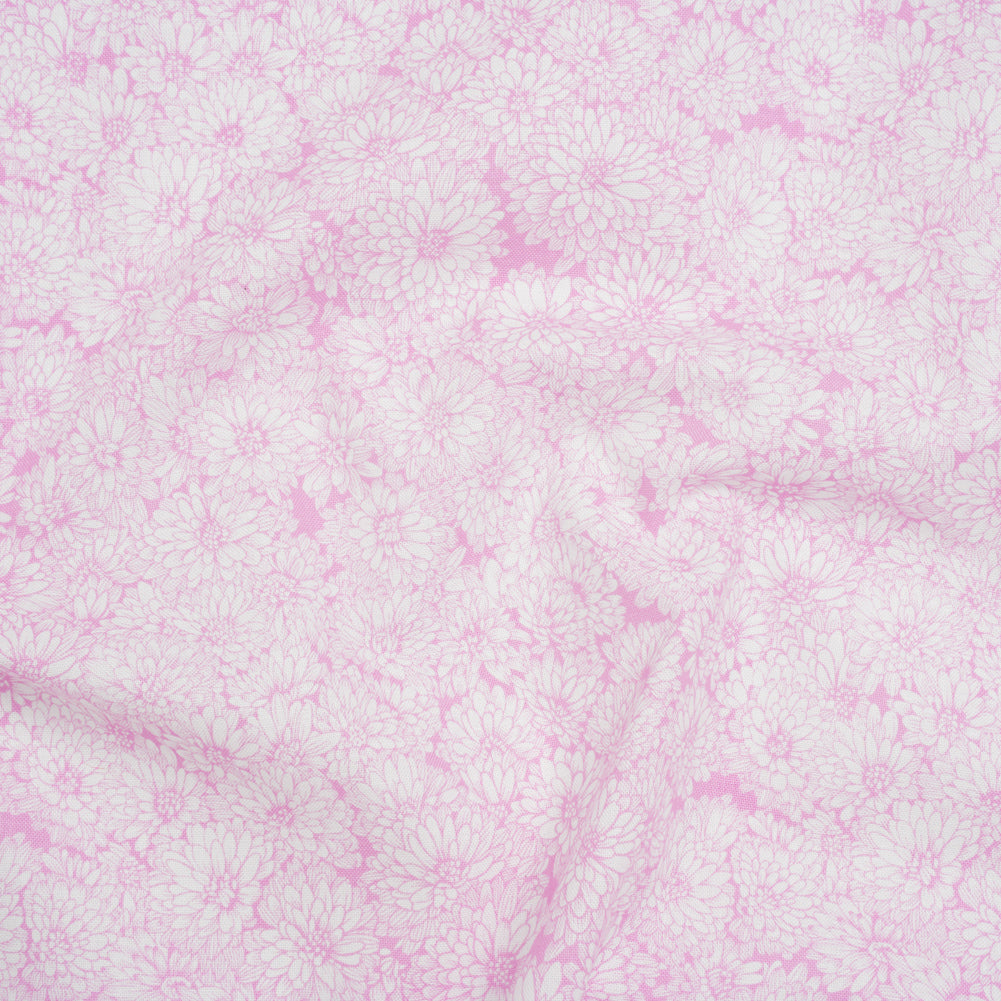 Printed Quilting Cotton by Anna Maria Textiles for Northcott - Pucker Up Mums Floral - Indelible Soft Collection