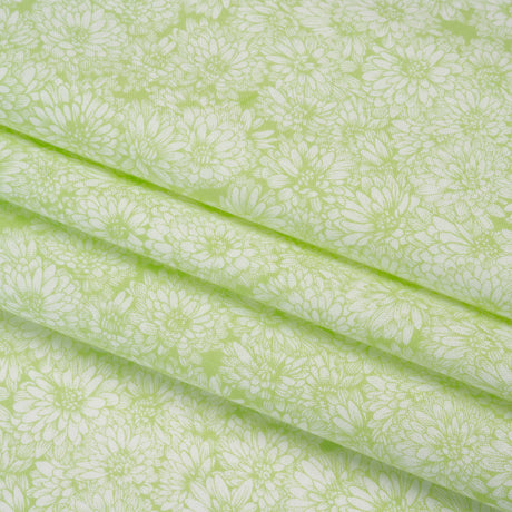 Printed Quilting Cotton by Anna Maria Textiles for Northcott - Spring Mums Floral - Indelible Soft Collection