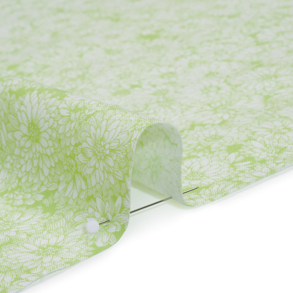 Printed Quilting Cotton by Anna Maria Textiles for Northcott - Spring Mums Floral - Indelible Soft Collection