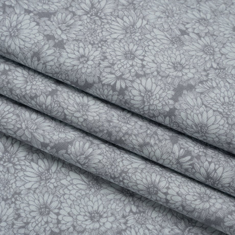 Printed Quilting Cotton by Anna Maria Textiles for Northcott - Stone Mums Floral - Indelible Soft Collection