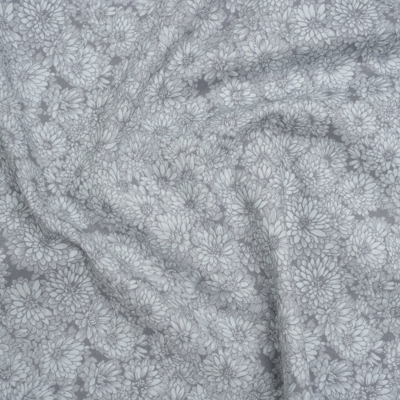 Printed Quilting Cotton by Anna Maria Textiles for Northcott - Stone Mums Floral - Indelible Soft Collection