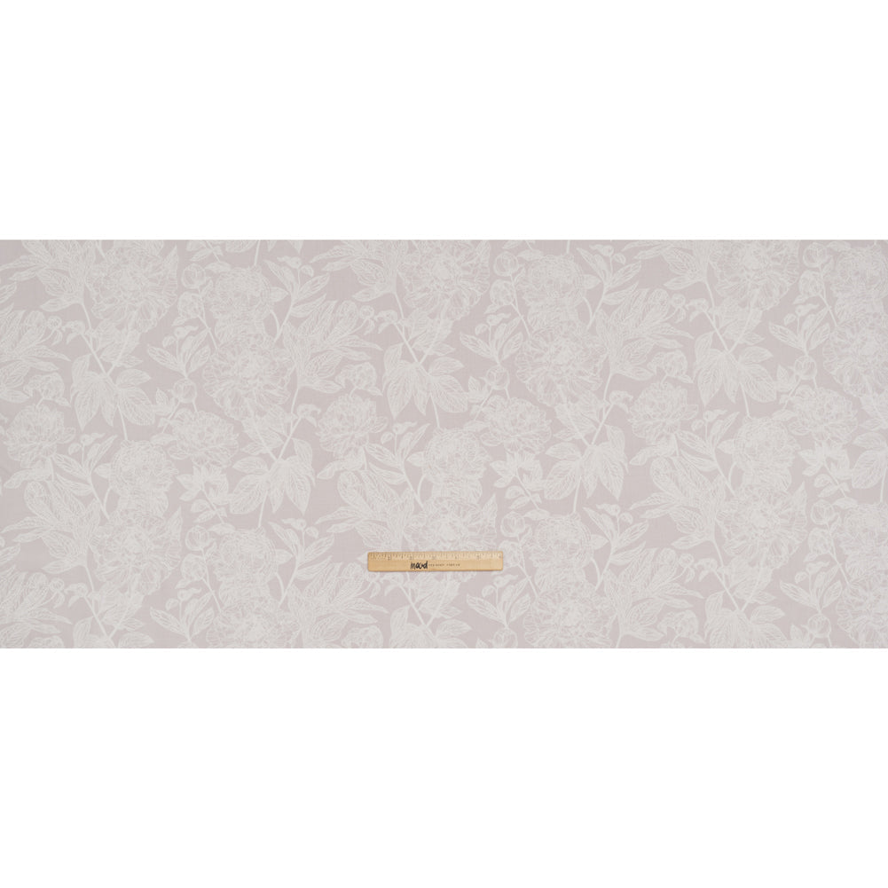 Printed Quilting Cotton by Anna Maria Textiles for Northcott - Doe Peony Floral - Indelible Soft Collection