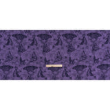 Printed Quilting Cotton by Anna Maria Textiles for Northcott - Blueberry Winging It Butterflies and Flowers - Indelible Ink Collection