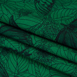 Printed Quilting Cotton by Anna Maria Textiles for Northcott - Jade Winging It Butterflies and Flowers - Indelible Ink Collection