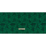 Printed Quilting Cotton by Anna Maria Textiles for Northcott - Jade Winging It Butterflies and Flowers - Indelible Ink Collection