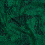 Printed Quilting Cotton by Anna Maria Textiles for Northcott - Jade Winging It Butterflies and Flowers - Indelible Ink Collection