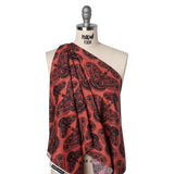 Printed Quilting Cotton by Anna Maria Textiles for Northcott - Guava Cecropia Moths - Indelible Ink Collection