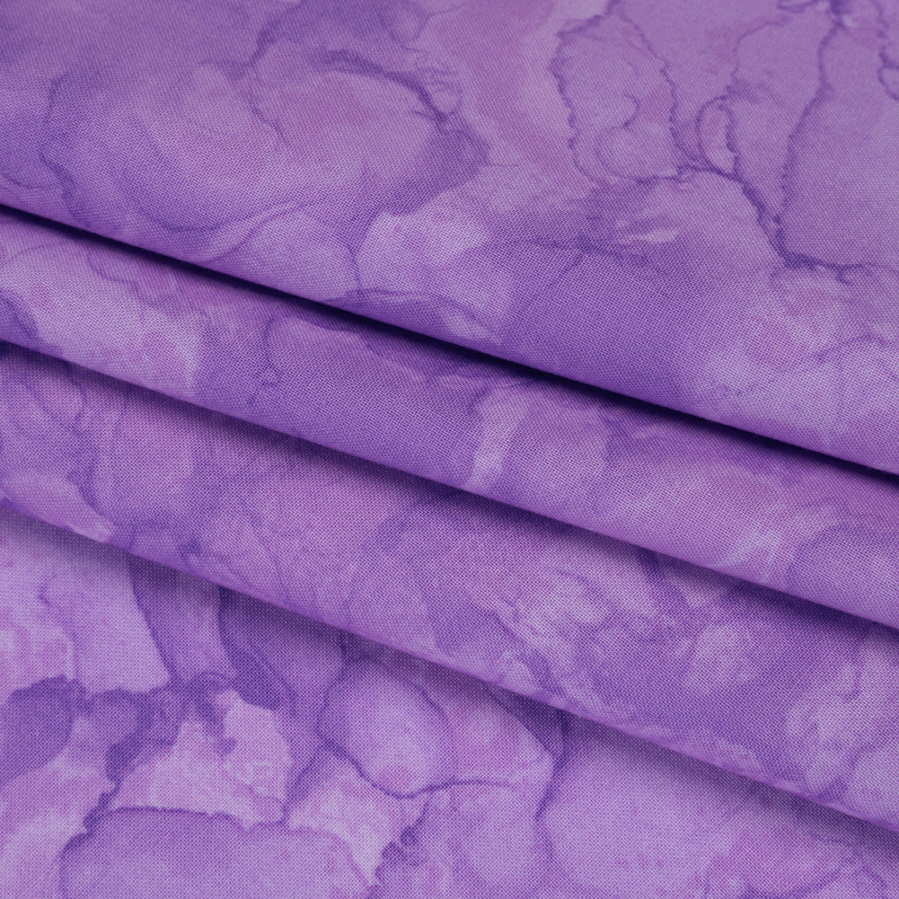 Printed Quilting Cotton by Northcott - Lavender Abstract - Mirage Collection
