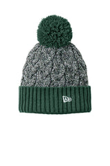 New Era® Marled Knit Pom Beanie with Fleece Lining