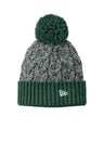New Era® Marled Knit Pom Beanie with Fleece Lining