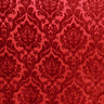 Neiman Traditional Damask Two-Toned Velvet Fabric - Damask Pattern, 57" Width (1 Yard)