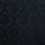 Neiman Traditional Damask Two-Toned Velvet Fabric - Damask Pattern, 57" Width (1 Yard)