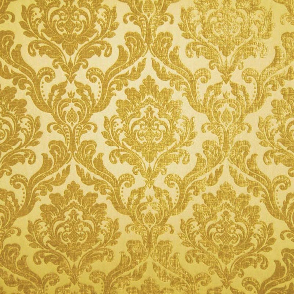 Neiman Traditional Damask Two-Toned Velvet Fabric - Damask Pattern, 57" Width (1 Yard)