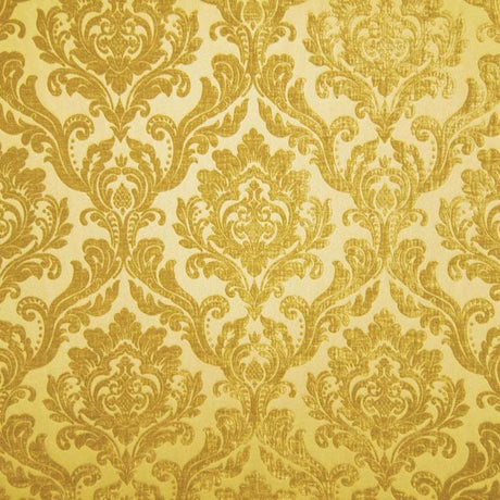 Neiman Traditional Damask Two-Toned Velvet Fabric - Damask Pattern, 57" Width (1 Yard)