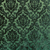 Neiman Traditional Damask Two-Toned Velvet Fabric - Damask Pattern, 57" Width (1 Yard)