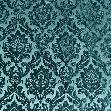 Neiman Fabric Two Tone Velvet Fabric - Classic Damask Tone On Tone, 57" Width, 34 Colors (Sample Book)
