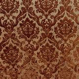 Neiman Traditional Damask Two-Toned Velvet Fabric - Damask Pattern, 57" Width (1 Yard)
