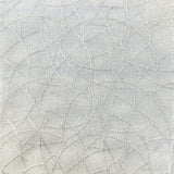 Neptune Fabric Polyester Fabric - Embroidered Metallic Swirl Sheer, 58" Width (1 Yard)