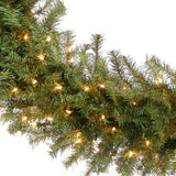 Pre-Lit Norwood Fir Wreath with Clear Lights, 48 Inch