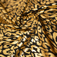 Foiled Spandex Madagascar Cheetah Print
