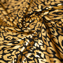 Foiled Spandex Madagascar Cheetah Print