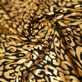 Foiled Spandex Madagascar Cheetah Print